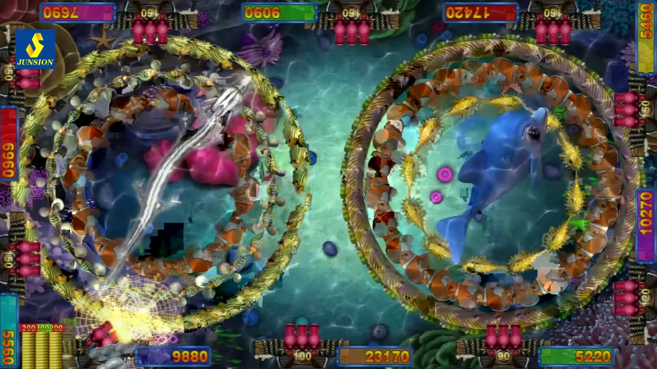 fire kirin arcade fishing game machine with high win rate  火麒麟带logo