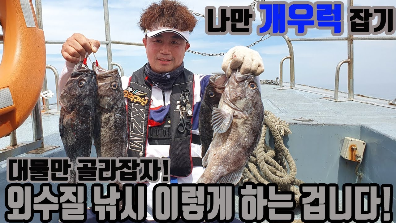 외수질 낚시는 이렇게 하는 겁니다. 대물 우럭 골라 잡아보자. 나만 큰놈을 잡는 법은?