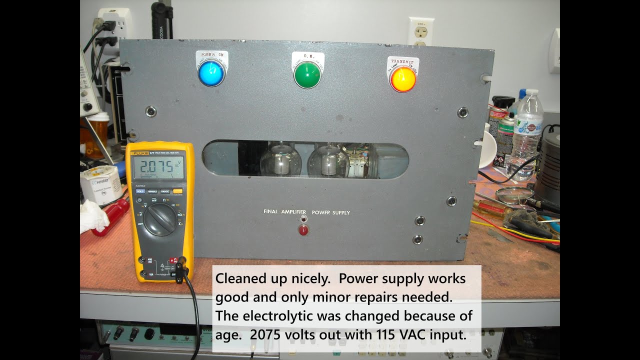AM transmitter power supply