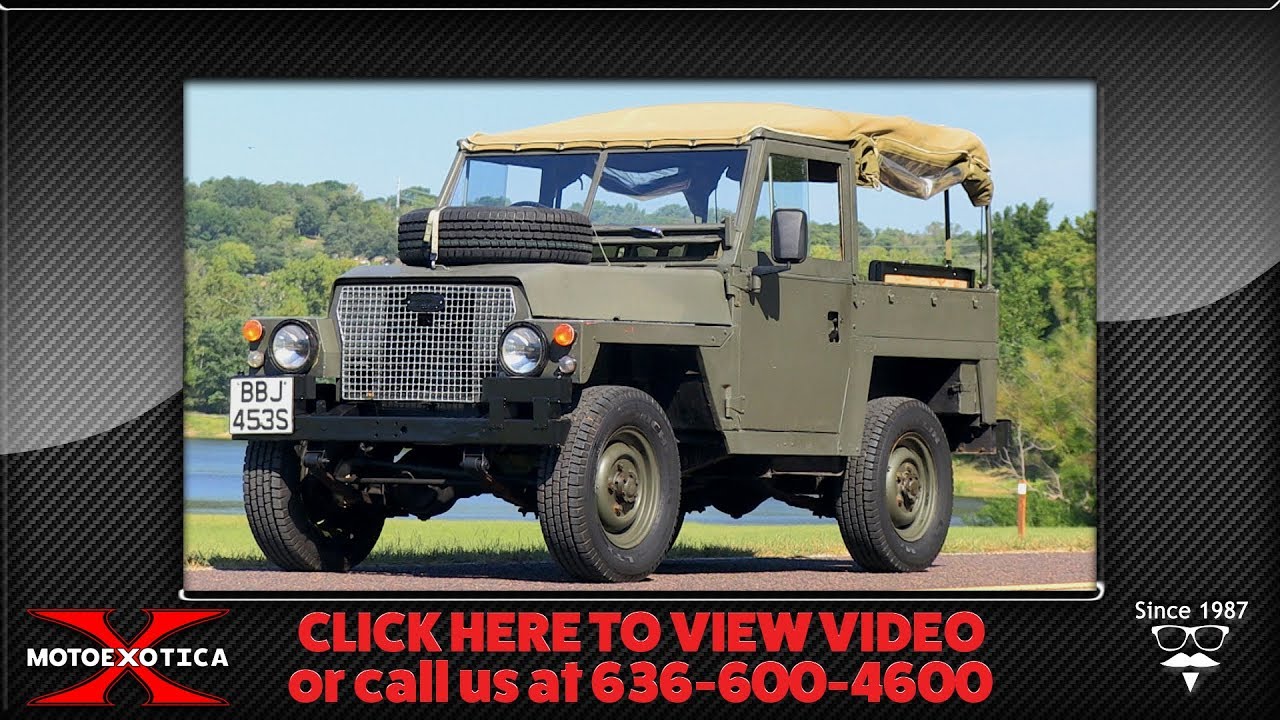 1978 Land Rover 88 Series III Lightweight -- SOLD