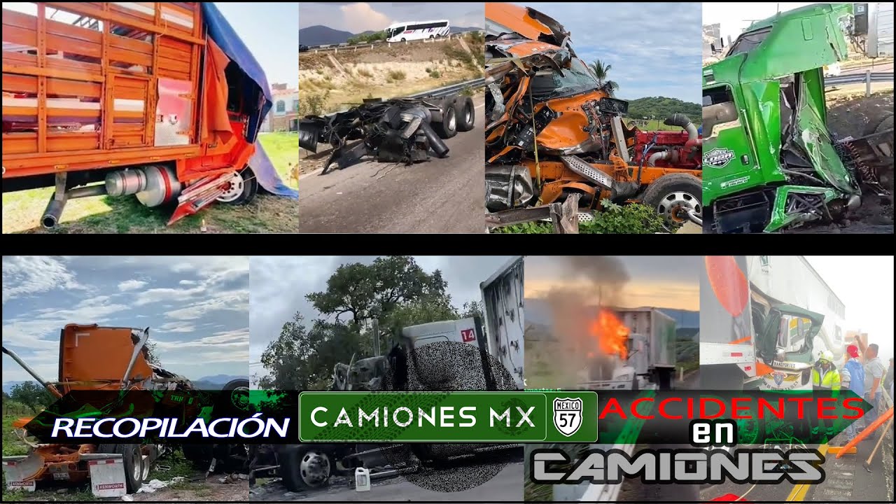 ¡Recopilación de accidentes en Camiones Mx!