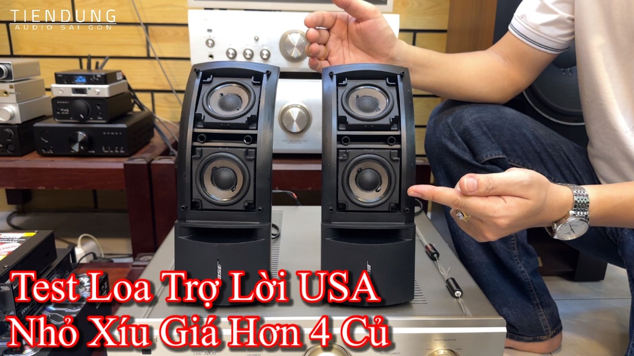 Review chi tiết loa trợ lời Bose 161 hàng bãi Mỹ – Giải pháp nâng cấp dàn karaoke!