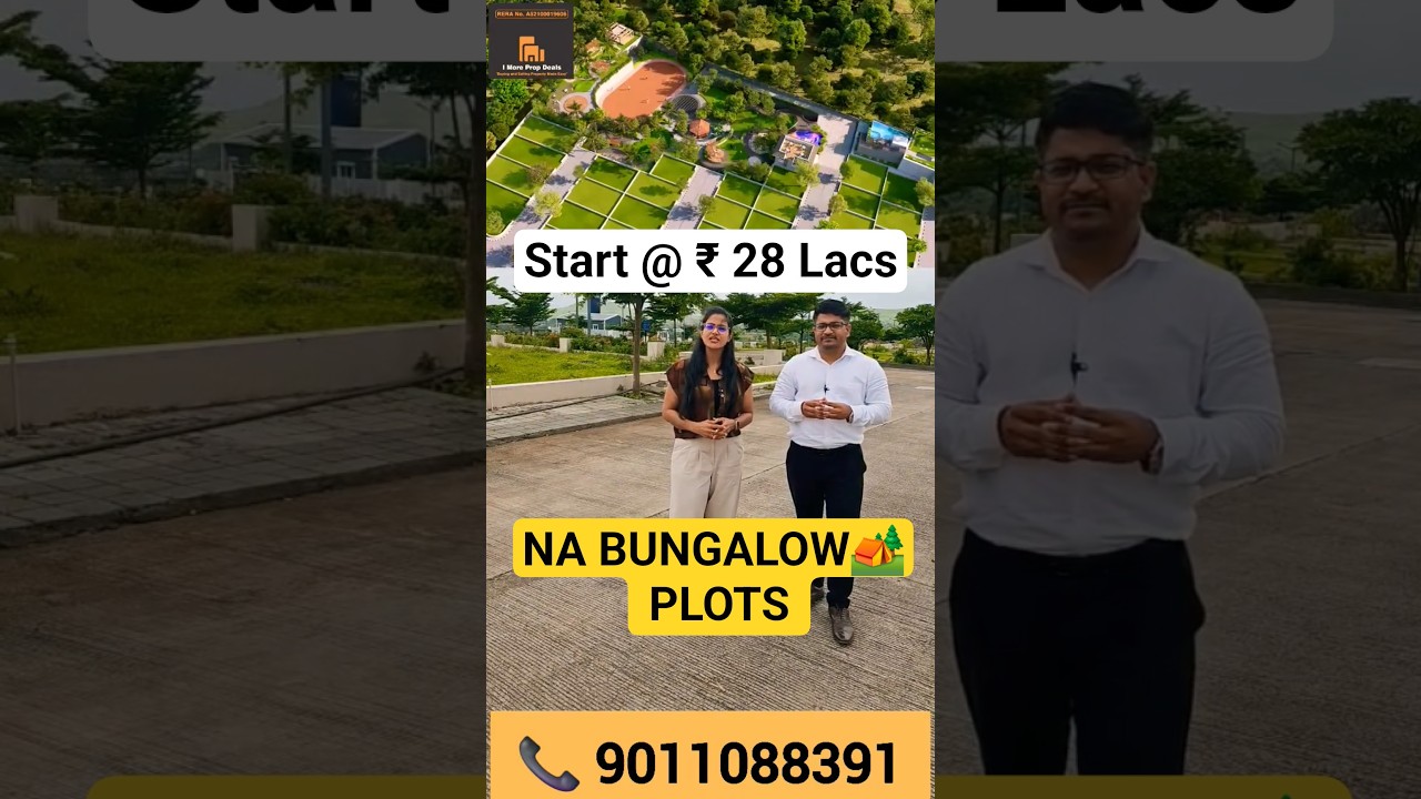 NA Bungalow Plots  Starts @ ₹28L! | #realestate |#property #plotsinpune #Investment