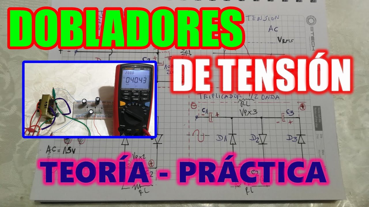 ELECTRONICA DOBLADORES y TRIPLICADORES de TENSION - QUE SON y COMO FUNCIONAN - TEORIA - PRACTICA