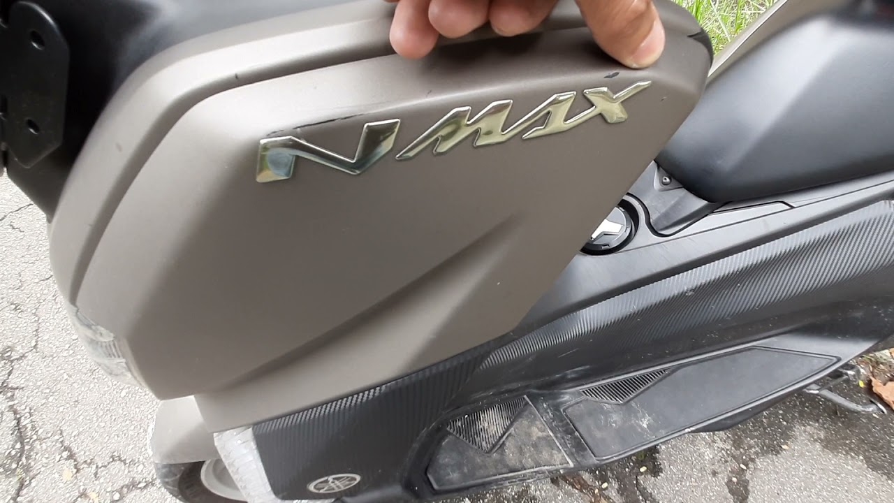 Pneus maiores na nmax 160, upgrade completado 130/70/13 na dianteira 150/70/13 na traseira