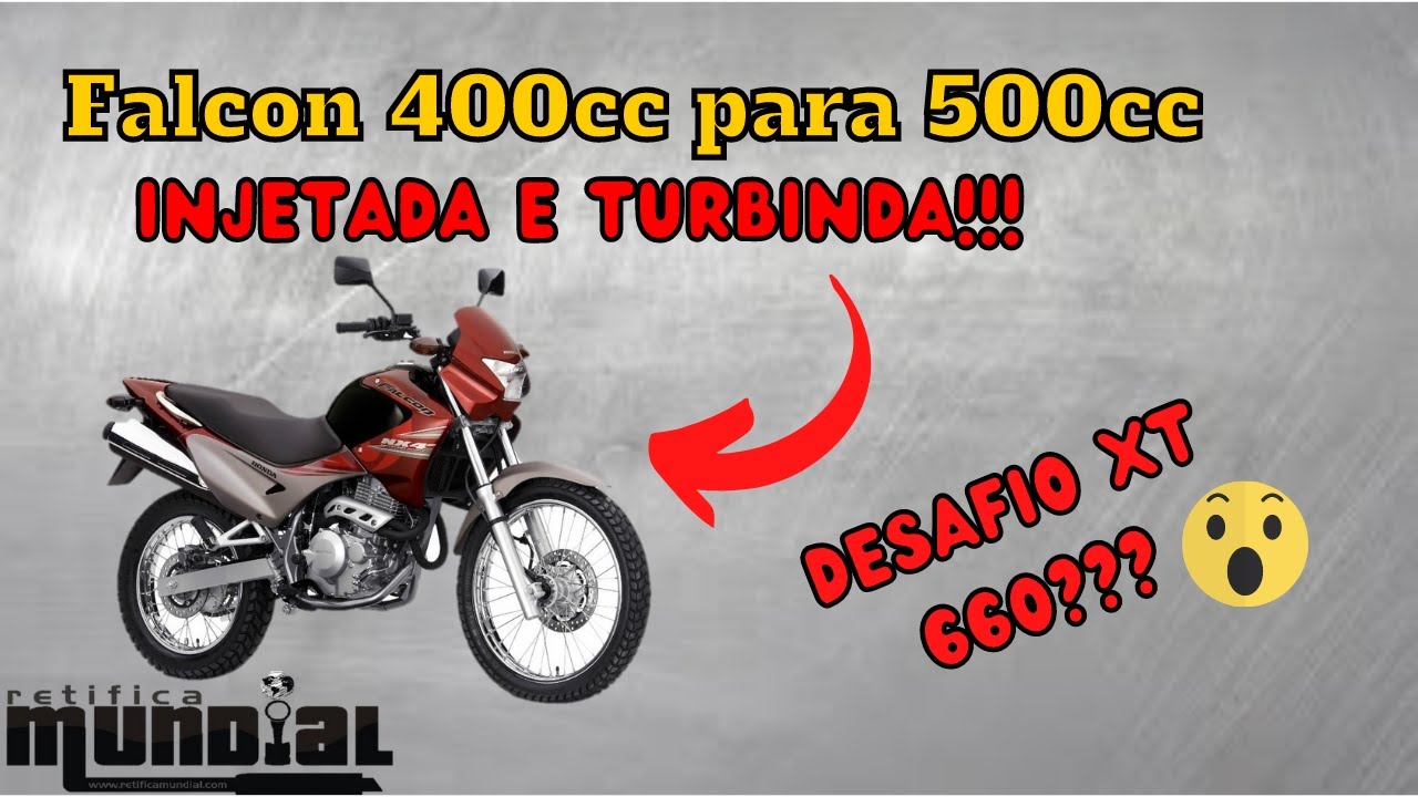 Honda NX400 para 500 cilindradas que vai ser injetada - Turbinada - Retifica Mundial Motos