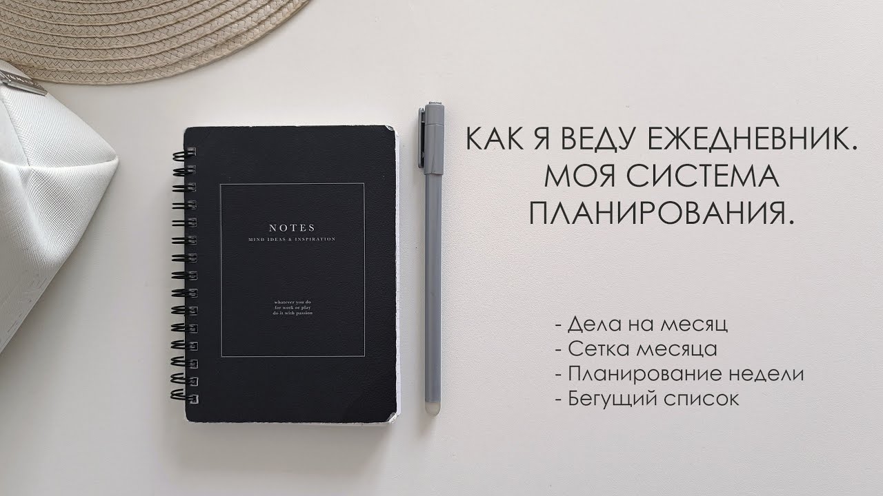 Как я веду ежедневник/Моя система планирования/Дела на месяц/Сетка месяца/Планирование недели