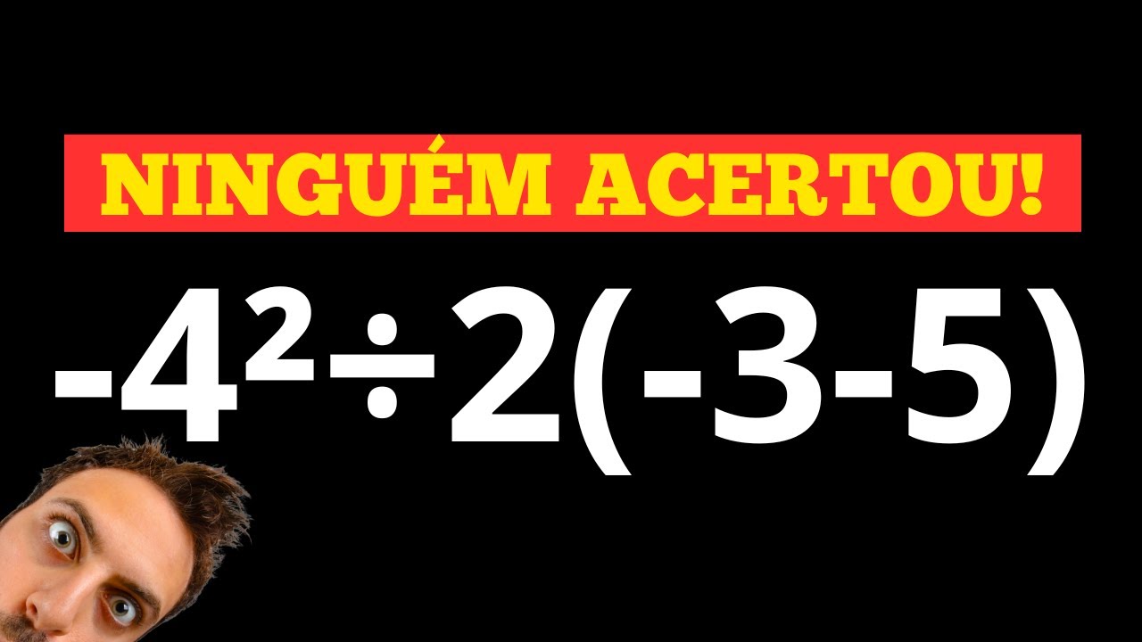 MATEMÁTICA BÁSICA - QUAL O VALOR DA EXPRESSÃO ?