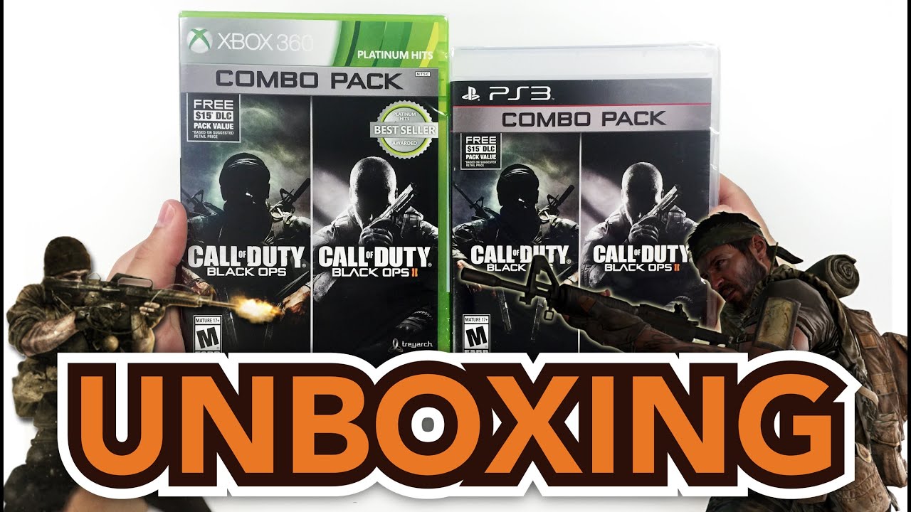 Распаковка Call Of Duty: Black Ops 1 и 2 Combo Pack (Xbox 360 / PS3)!!
