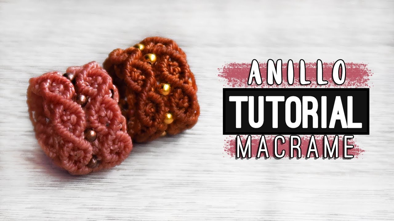 Anillo Doble » 🌸 tutorial | como hacer anillo de macrame | diy ● Ring #167