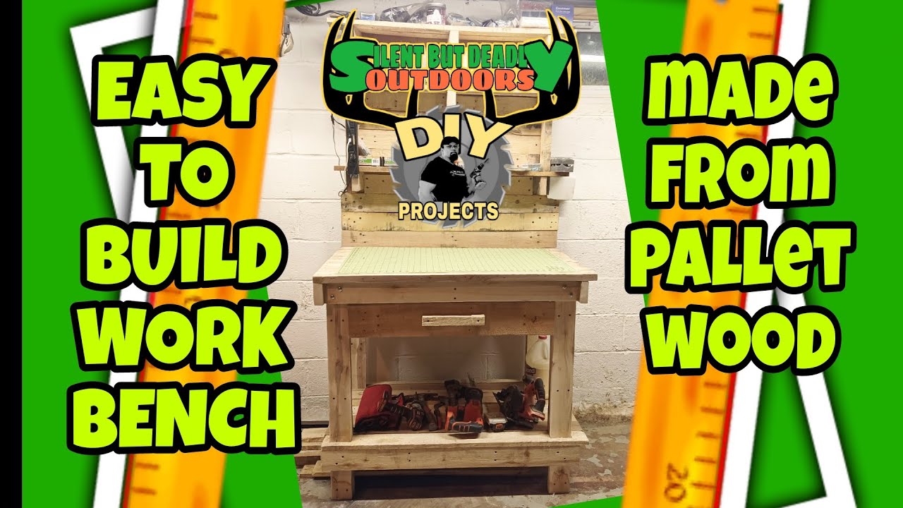Workbench Made From Pallet Wood
