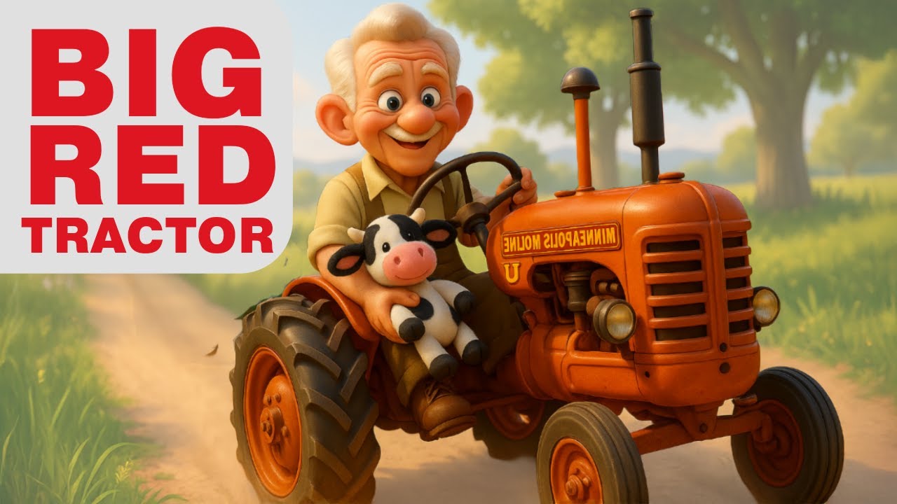 Big Red Tractor &ndash; Fun Farm Song for Kids