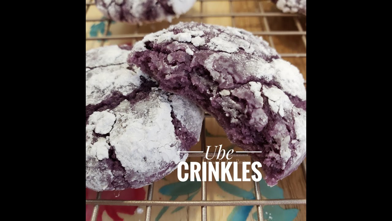 Super Moist Crinkles with Ube Jam