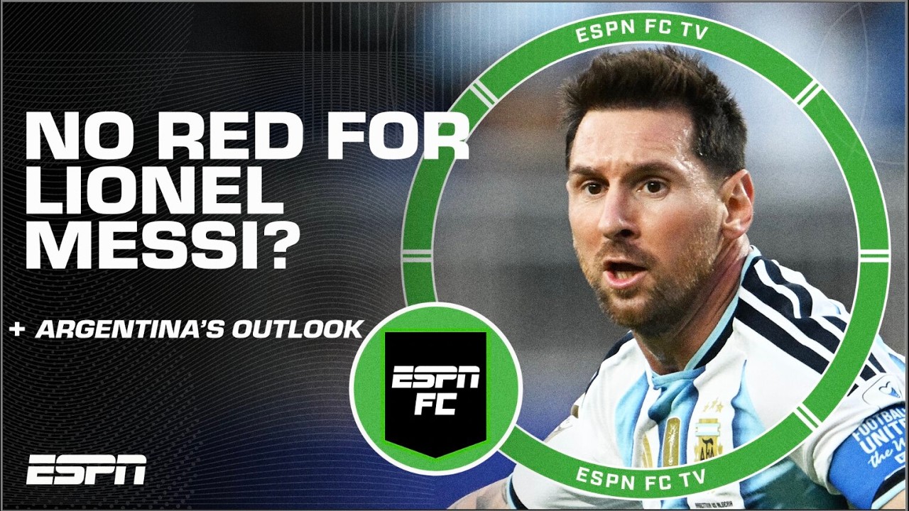 Лионель Месси на 100% заслуживал КРАСНУЮ КАРТОЧКУ?! | ESPN FC