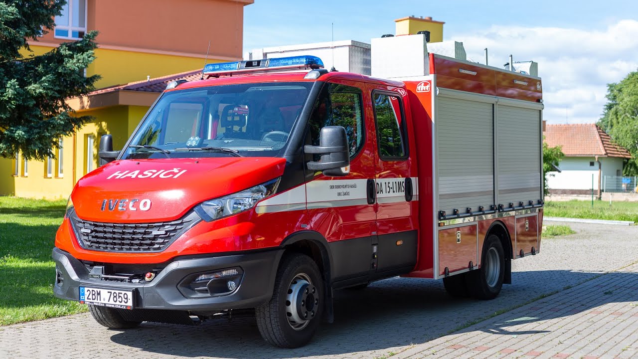 POŽÁRY.cz: Hasiči obce Žabčice nahradili Avii novým vozidlem Iveco Daily se stříkačkou Rosenbauer