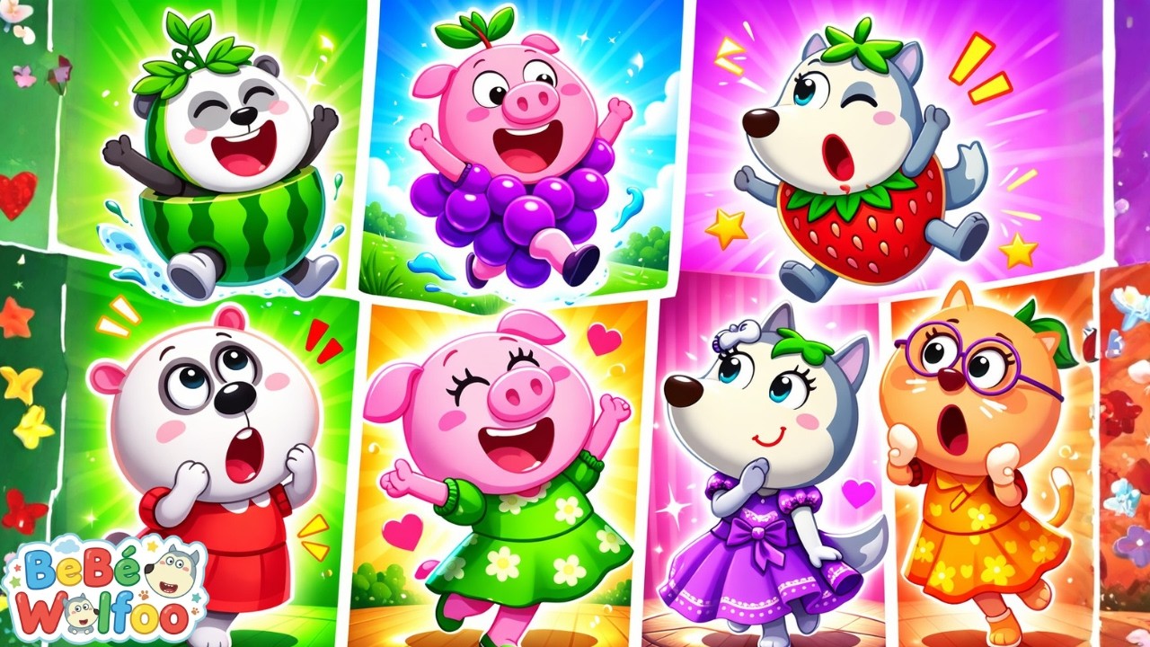 Bebé Wolfoo | ¡Wow! Transformación mágica en frutas 🍉🍇 | Dibujos animados para niños