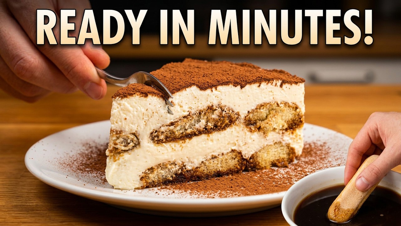 Homemade Tiramisu Recipe - Creamy Easy Dessert Ready in Minutes!