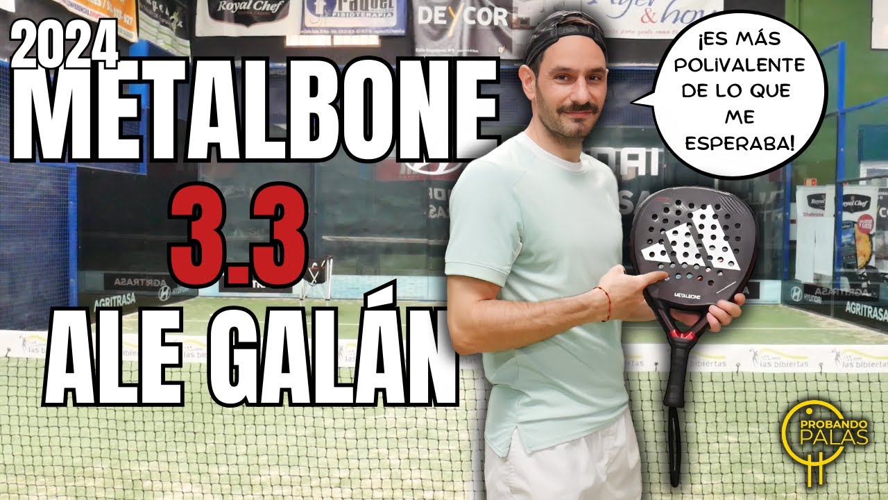 Adidas Metalbone 3.3 de ALE GALÁN...De mis PALAS FAVORITAS con tacto medio #padel