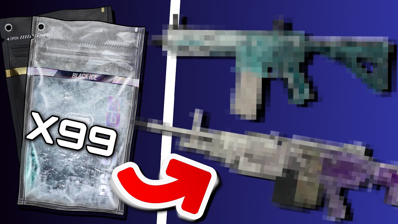 🧊 I OPENED 99 PACKS FOR BLACK ICE AND THIS HAPPENED🧊#gaming #r6le #r6hub #rainbowsix #r6sace