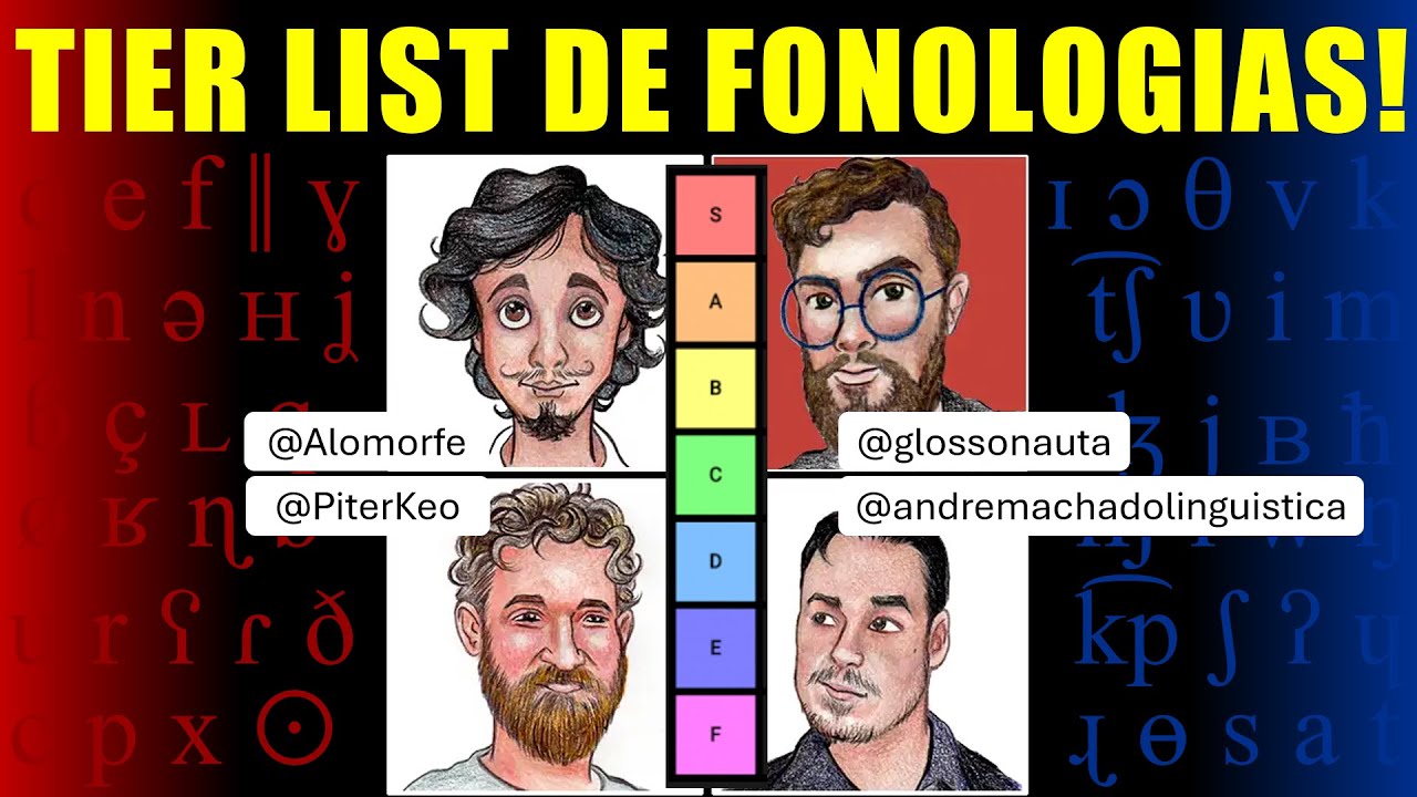VI Conc&iacute;lio das L&iacute;nguas: Fazendo uma tier list de fonologias
