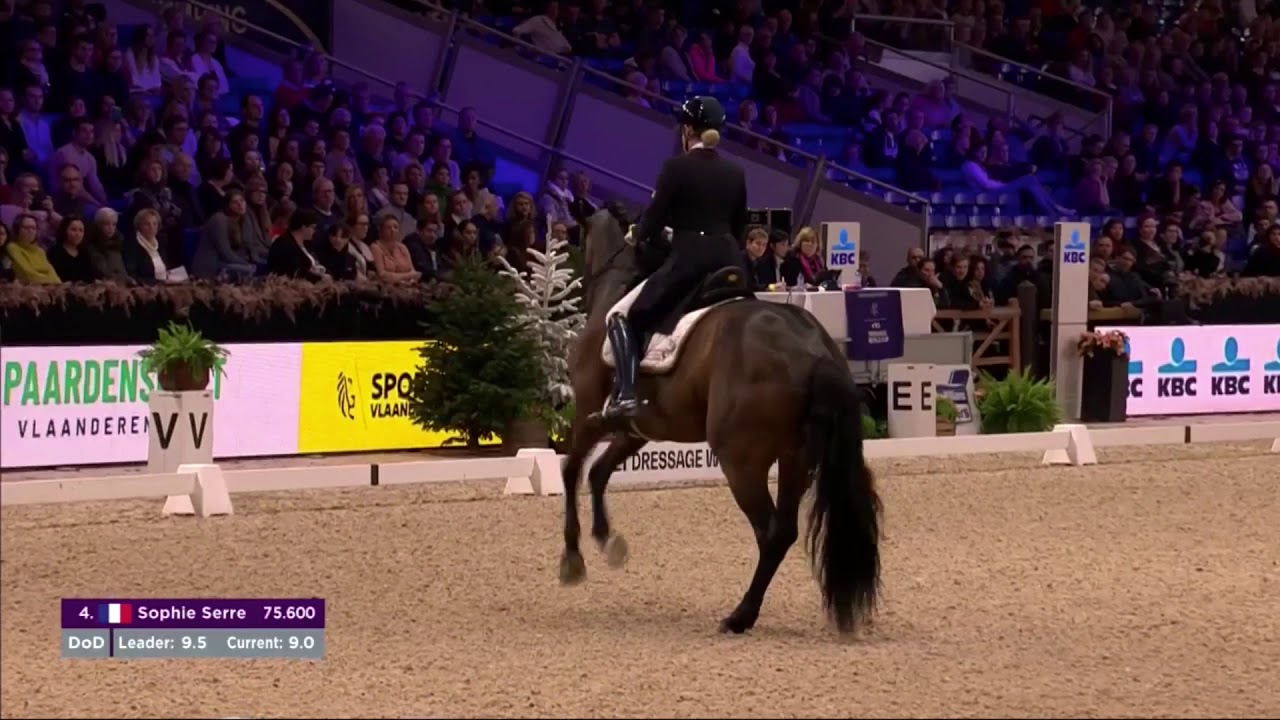 Anne Sophie Serre - Grand Prix Freestyle - FEI Dressage World Cup™ 2019 - 2020 @ Mechelen (BEL)