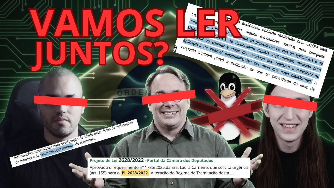 LEI FELCA: ONDE DIZ QUE O LINUX SERÁ BLOQUEADO? (parte 2)