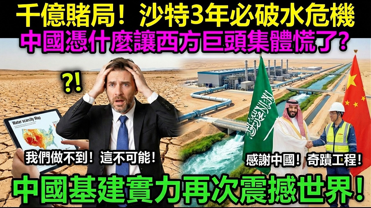 顛覆認知！石油王國水比油貴，中國一招破局，撬動中東百年霸權？