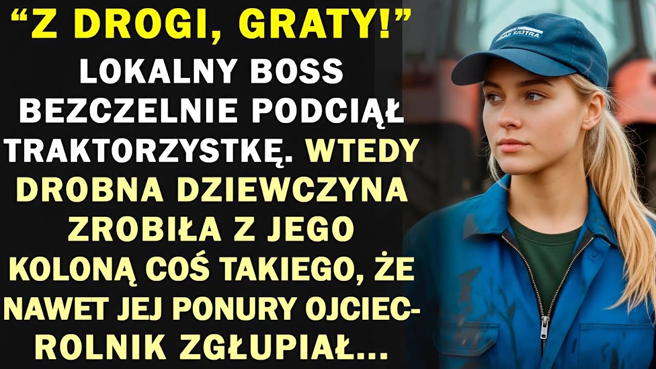 Z drogi, szkapo! Lokalny kacyk zajechał traktorzystce. Zabeczał, gdy dżip utknął.