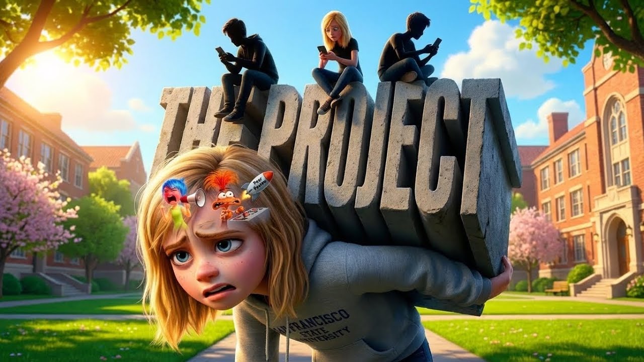 Inside Out 3: Riley SNAPS At Her Lazy Group Partners! 😡 | Funny Inside Out Animation