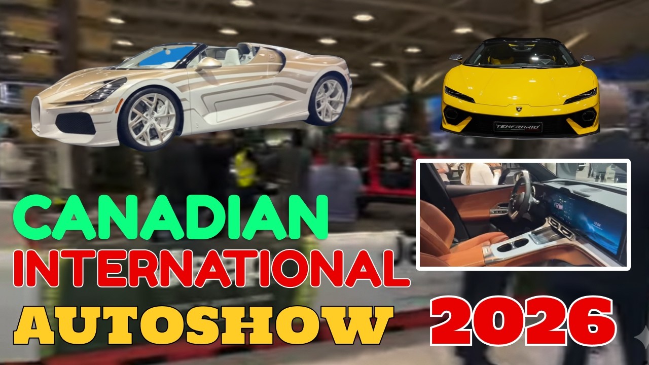 LIVE: 2026 Canadian International Auto Show: Media Day Preview