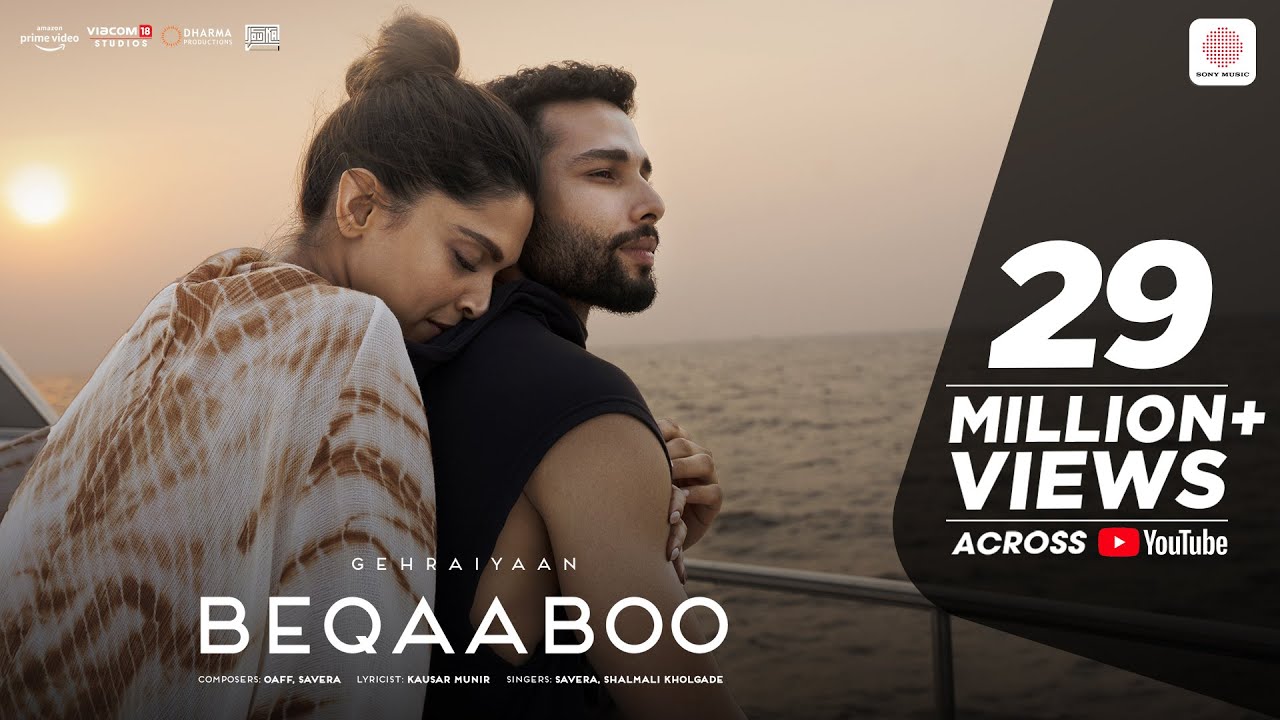 Beqaaboo - Official Video | Gehraiyaan  | Deepika Padukone, Siddhant, Ananya, Dhairya | OAFF, Savera