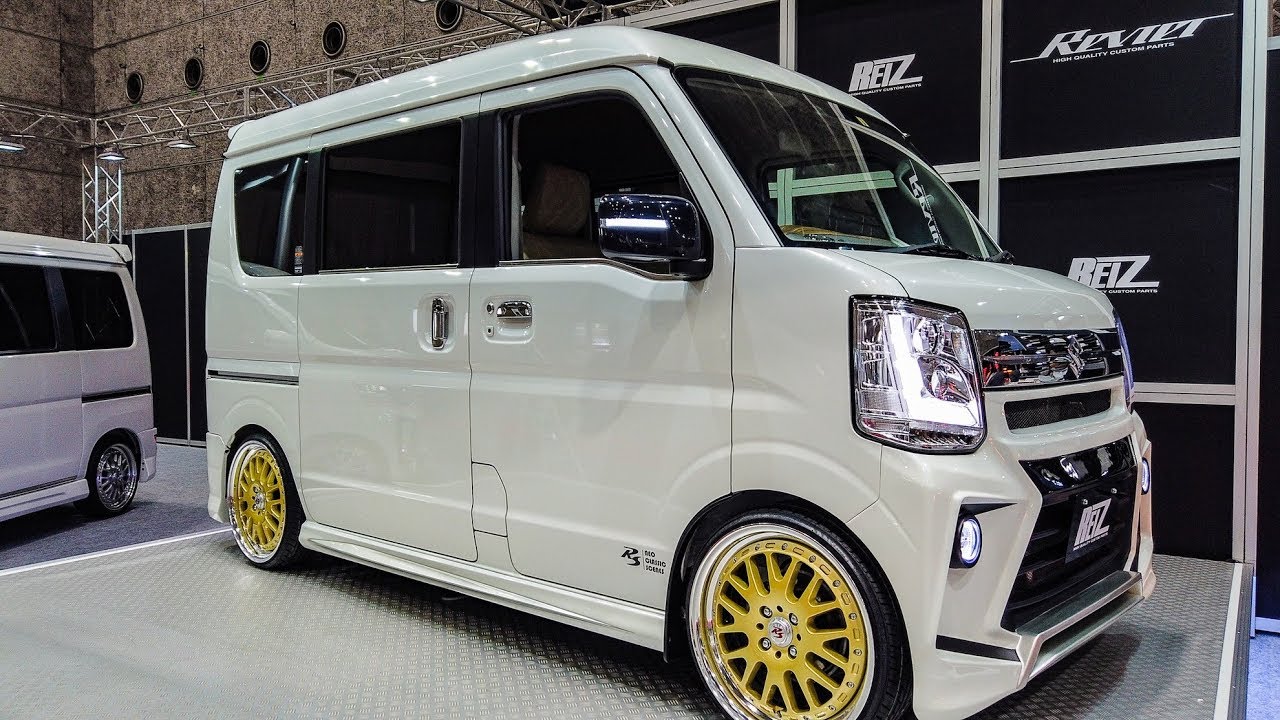 (4K)REIZ SUZUKI EVERY WAGON modified DA17W ライツ スズキ エブリイワゴン カスタム - OSAKA AUTO MESSE 2020