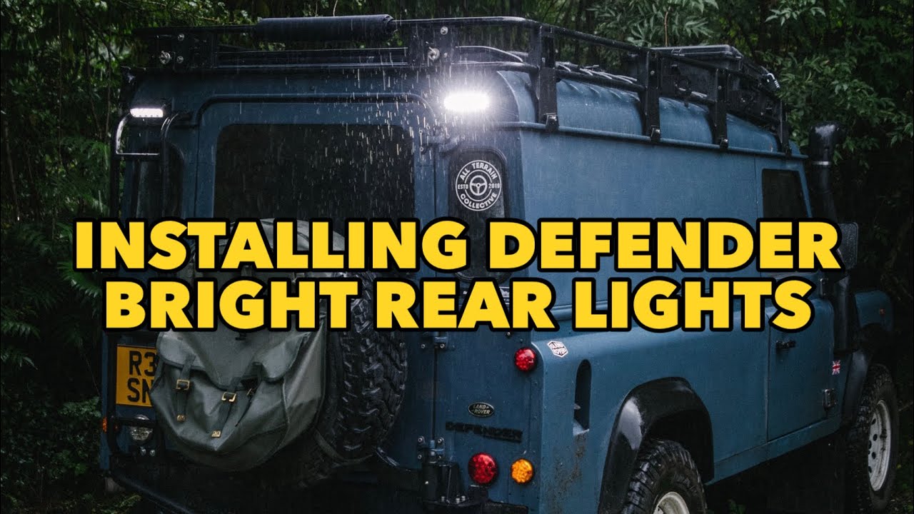Installing the O.R.E LED Work Lights On my Defender