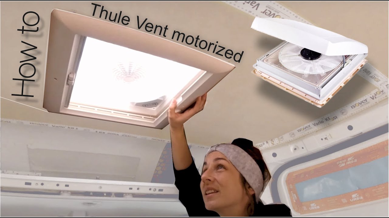 How to Einbau Thule Vent motorized Dachhaube / Dachluke mit Anleitung am Ducato Jumper Boxer