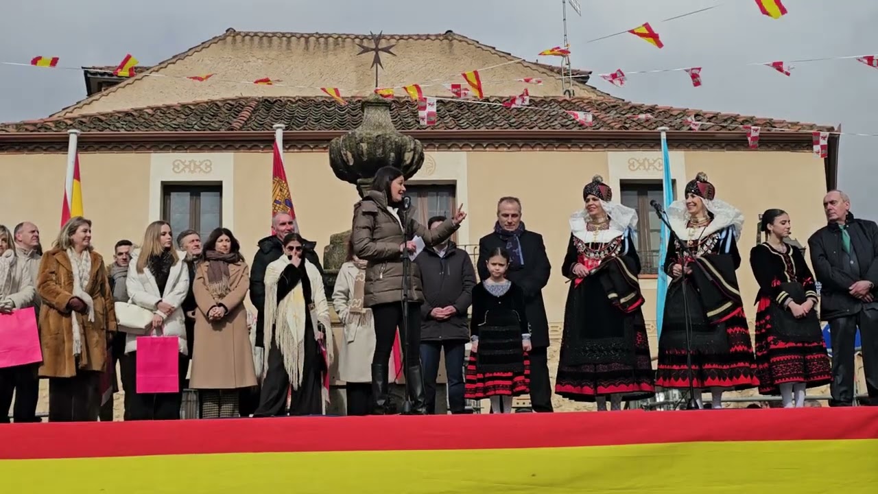 Es Segovia 247. Festividad de Santa Águeda 2026 en Zamarramala. Pregón Míriam García Pérez 8/2/2026