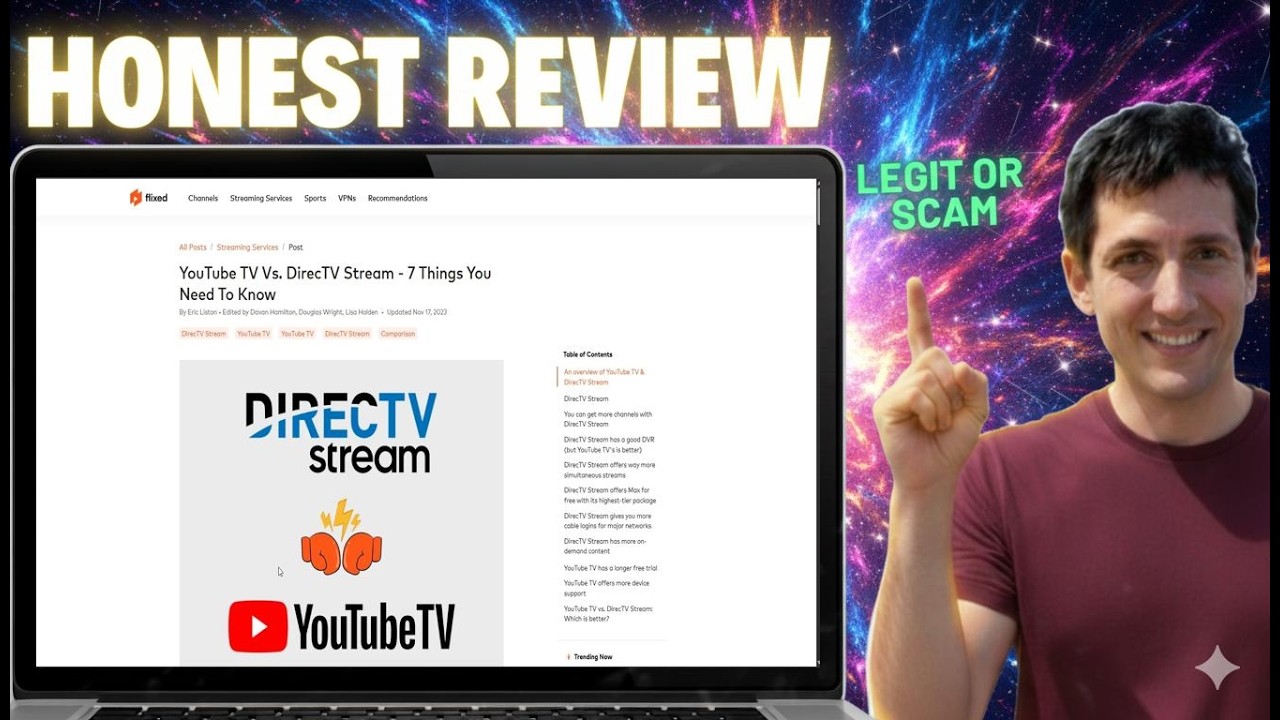 Сравнение сервисов YouTube TV и DirecTV в 2026 году: обзор сервисов и их функций.