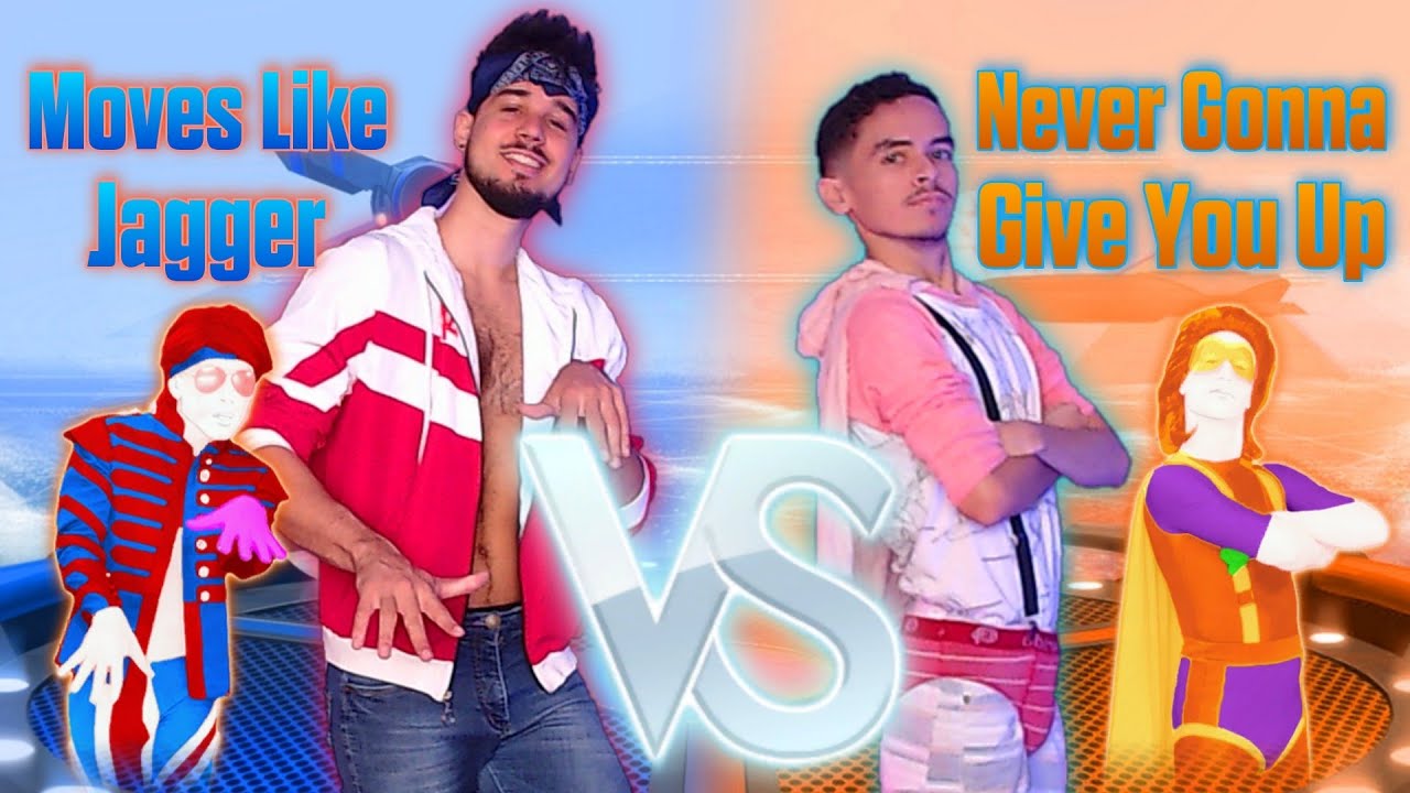Just Dance 4 - Moves Like Jagger x Never Gona Give You Up (Battle Mode) || Scadussh & PedroPauloFO