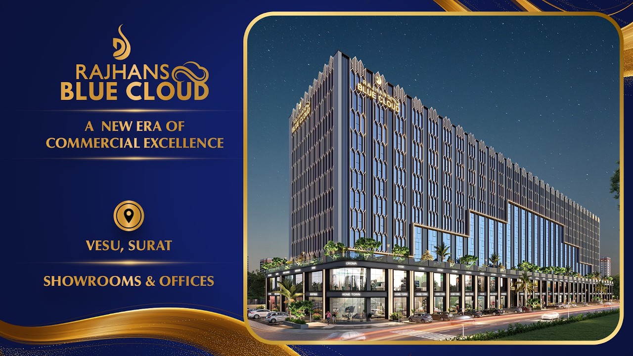 Rajhans Blue Cloud Sample Office!  #commerical #office #rajhans #surat