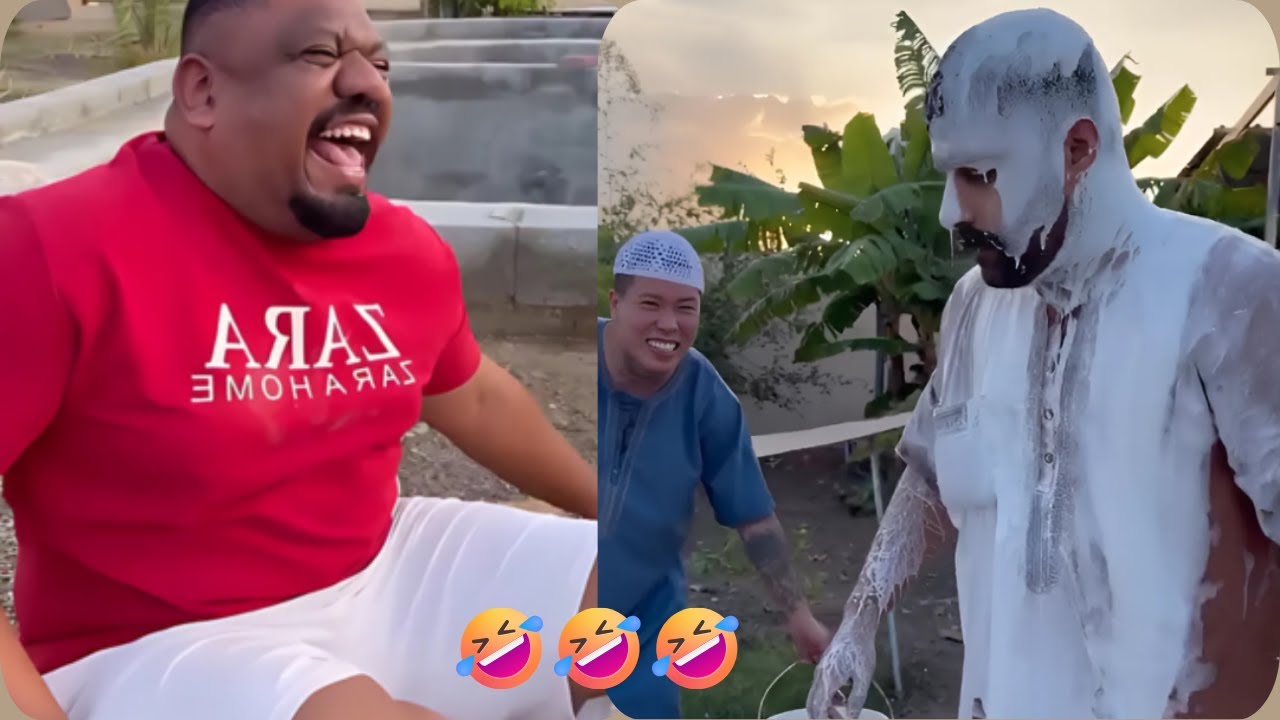 Funny Halal Arab video that makes your day p4.# best friends pranking each other.😂😂😂