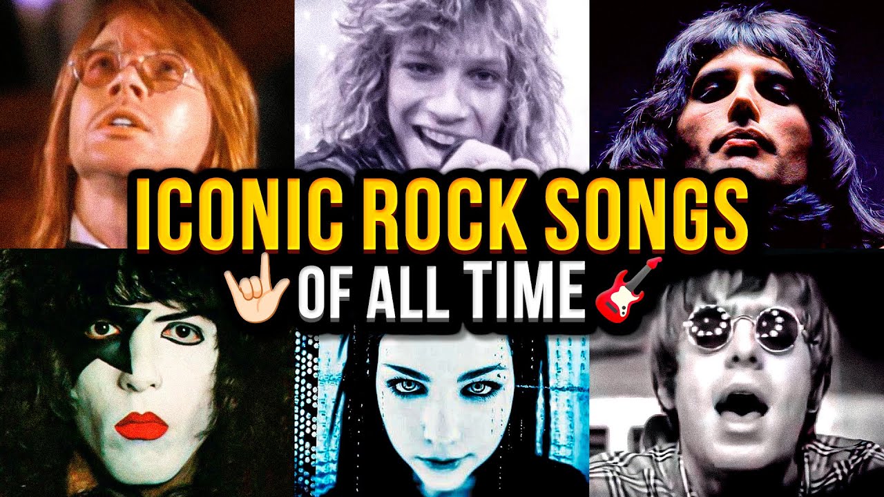 🤘 The 100 MOST ICONIC ROCK SONGS of All Time 🎸