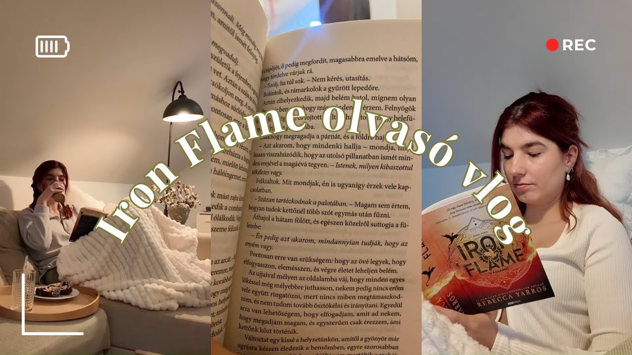 Kiolvastam az Iron Flame-et | OLVASÓ VLOG