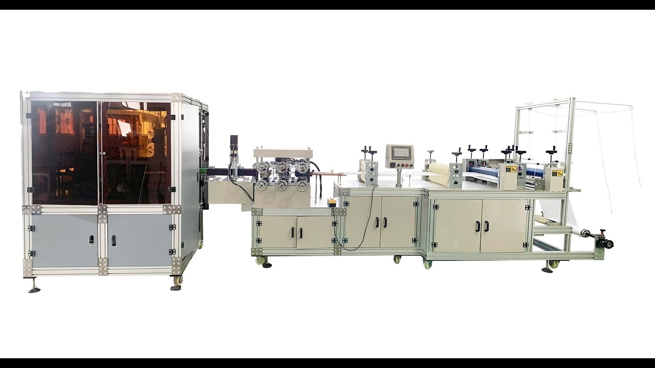 adjustable size Bouffant cap making machine with packing