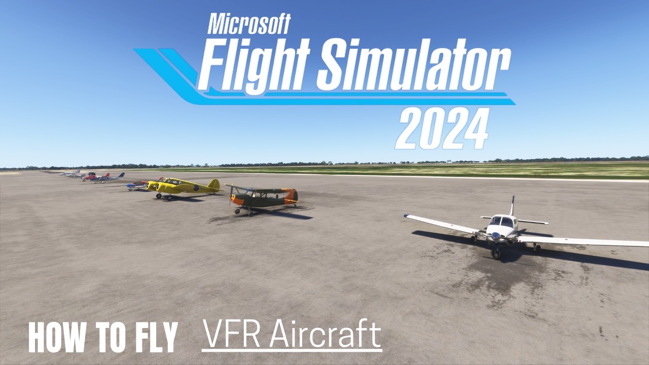Как управлять любым самолетом, выполняющим полеты по правилам визуальных полетов (VFR)!