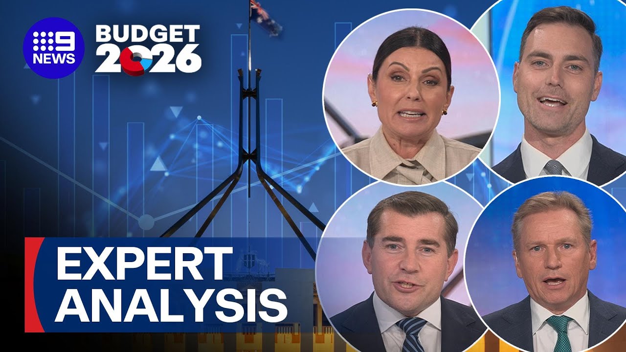 Expert panel's first Federal Budget takeaways | BUDGET 2026 | 9 News Australia
