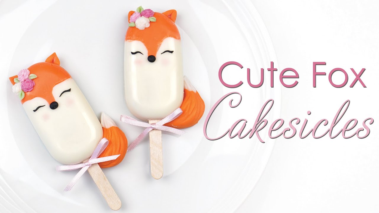 Woodland Fox Cakesicle Tutorial