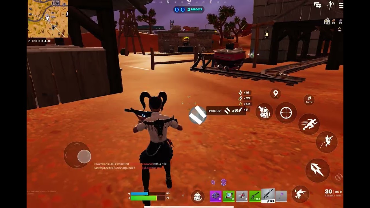 PRACTICING BETTER AIM ON FORTNITE . . . 