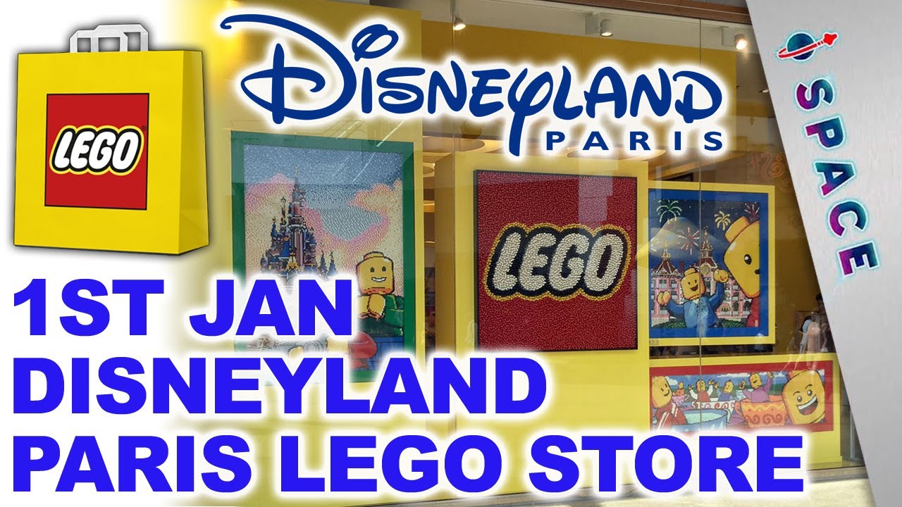 New Year LEGO Store in Disneyland Paris | 2024 shopping with Space, Pick-a-brick, Disney 100 & more