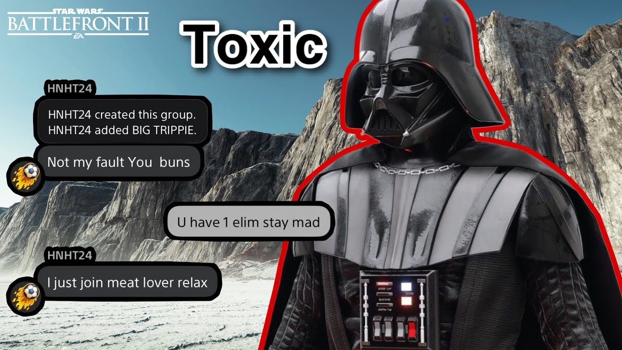 The Most TOXIC And Hateful Player Ever! | Heroes vs Villains | Star Wars Battlefront 2