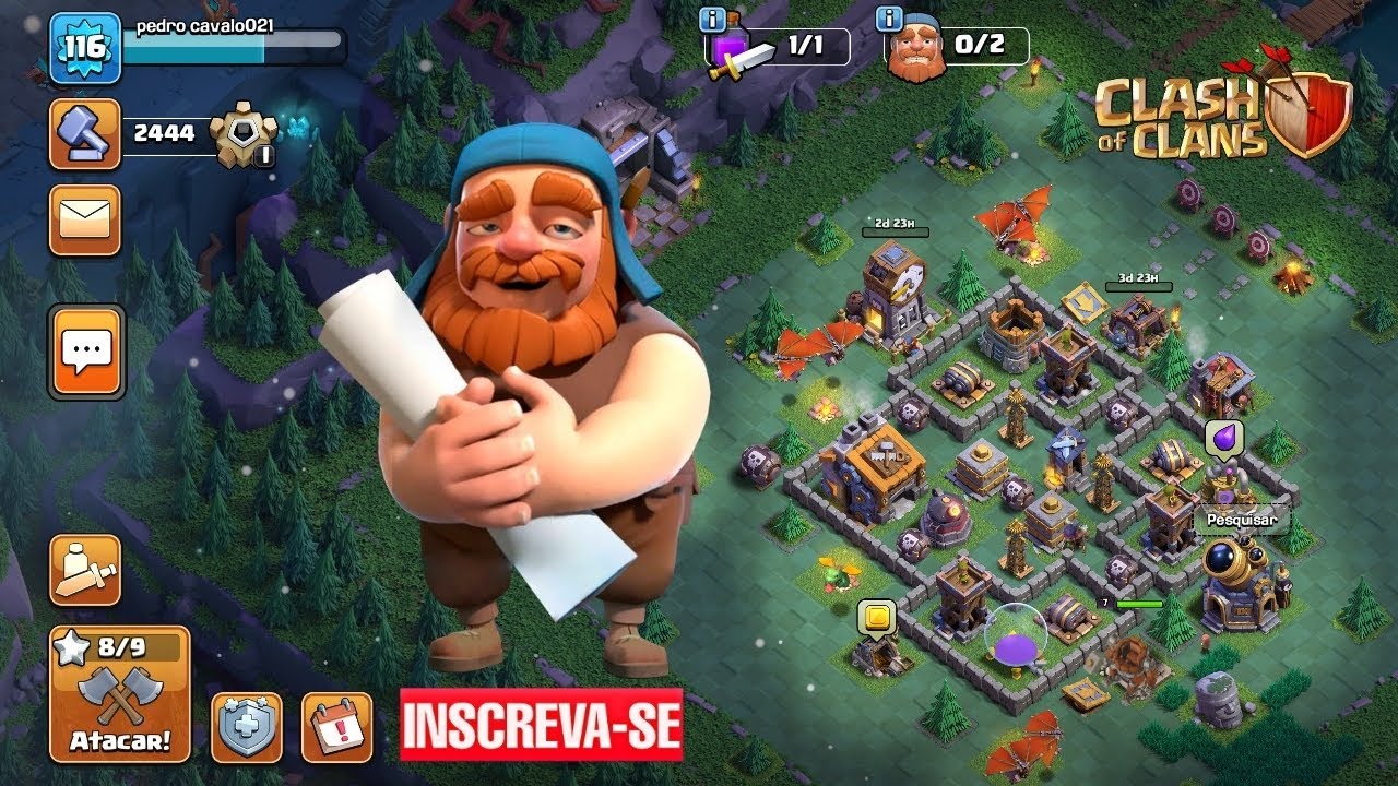 COMO UPAR A VILA DO CONSTRUTOR DO JEITO CERTO!!!