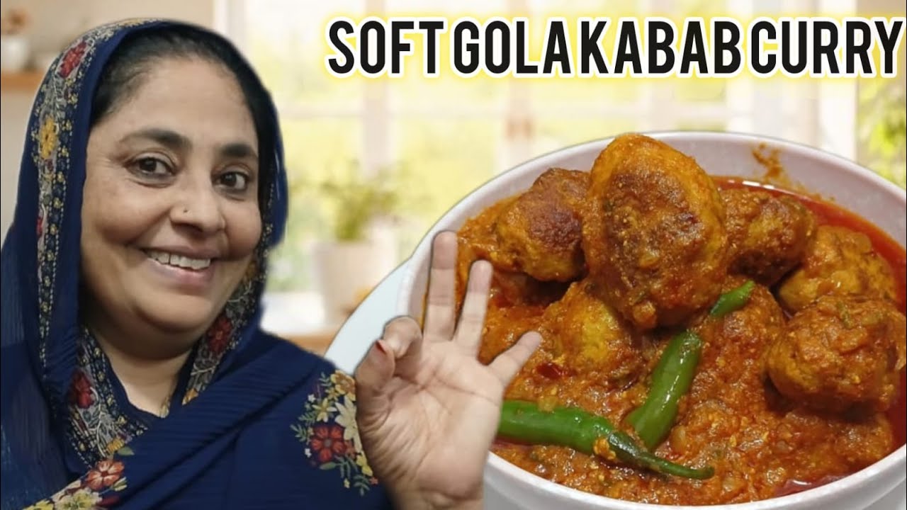 Chicken Gola Kabab Masala Gravy | Soft Juicy Kababs in Rich Curry